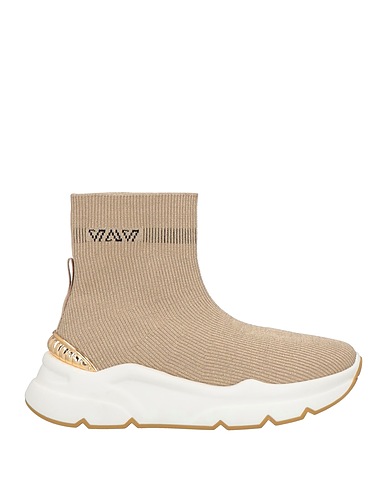 EMANUÉLLE VEE Sneakers Beige Textile fibers