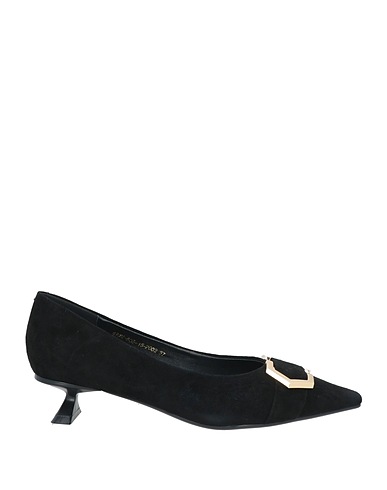 EMANUÉLLE VEE Court Black Leather