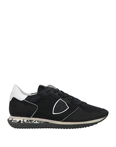 PHILIPPE MODEL Sneakers Black Textile fibers, Leather