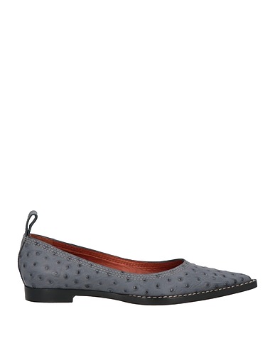 MISSONI Ballerine Grigio Pelle di struzzo
