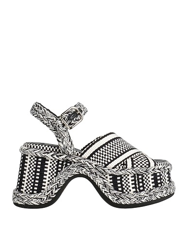 CHLOÉ Sandals Black Textile fibres