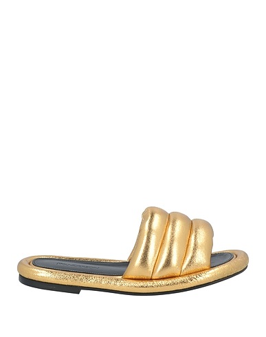JW ANDERSON Sandals Gold Leather