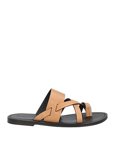 SAINT LAURENT Flip flops Sand Leather