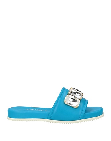 LORIBLU Sandals Azure Leather