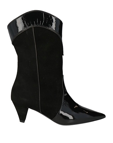 MARC ELLIS Ankle boot Black Calfskin, Leather