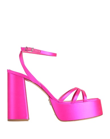 SERGIO LEVANTESI Sandals Fuchsia Textile fibres