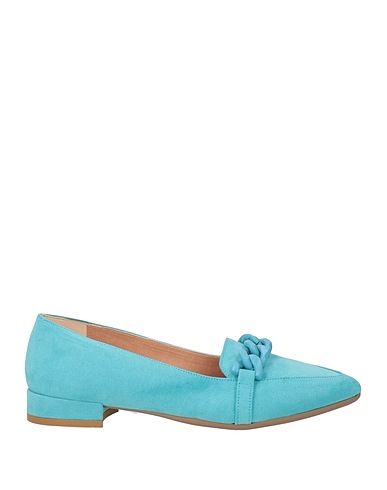 PREGUNTA Loafers Sky blue Textile fibres