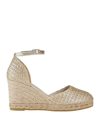 ESPADRILLES Espadrillas Platino Rafia naturale
