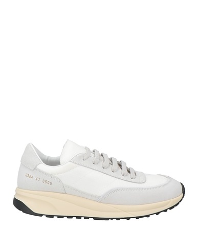 COMMON PROJECTS Sneakers Grigio chiaro Pelle, Fibre tessili