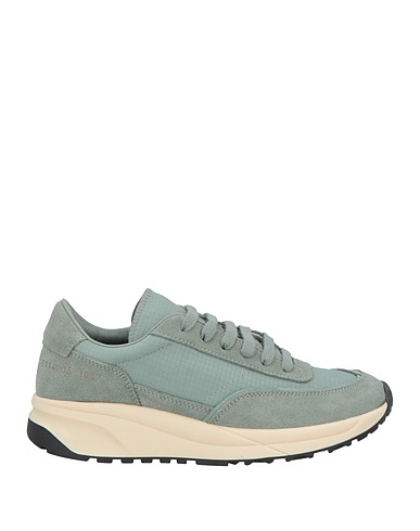 WOMAN by COMMON PROJECTS Sneakers Pastel blue Leather, Textile fibres