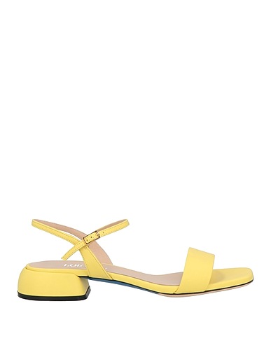 LORIBLU Sandalia Amarillo Cuero