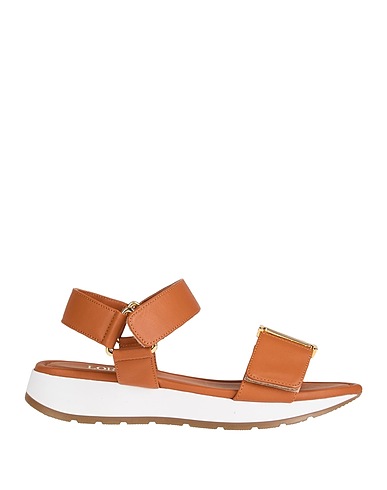 LORIBLU Sandals Tan Leather