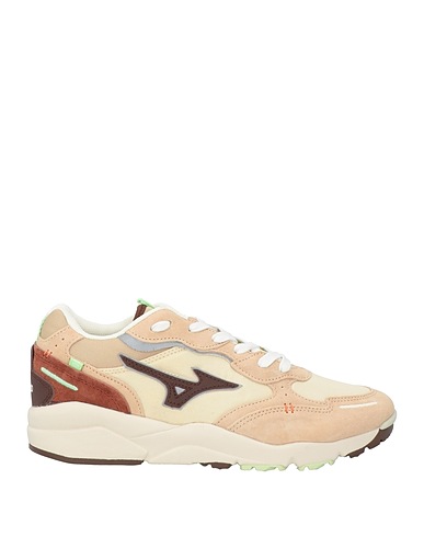 MIZUNO スニーカー ペールピンク 革（なめし加工） / 紡績繊維