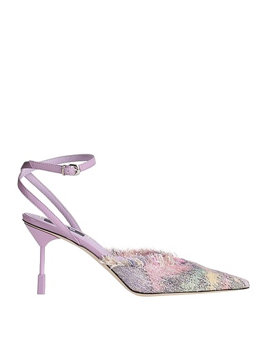 MSGM Court Lilac Textile fibres, Leather