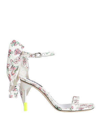 MSGM Sandals White Textile fibres