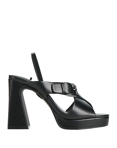 BUFFALO Sandals Black Textile fibers