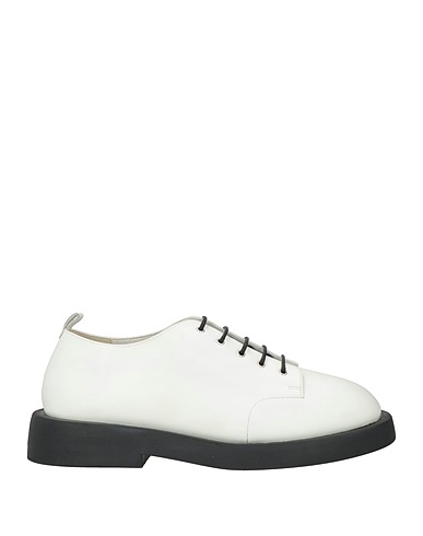 MARSÈLL Laced shoes White Calfskin