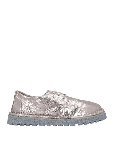 MARSÈLL Laced shoes Silver Calfskin