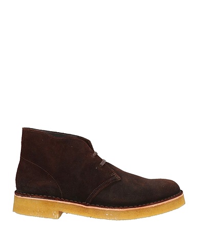 CLARKS ORIGINALS Ankle boot Chocolate brown Leather