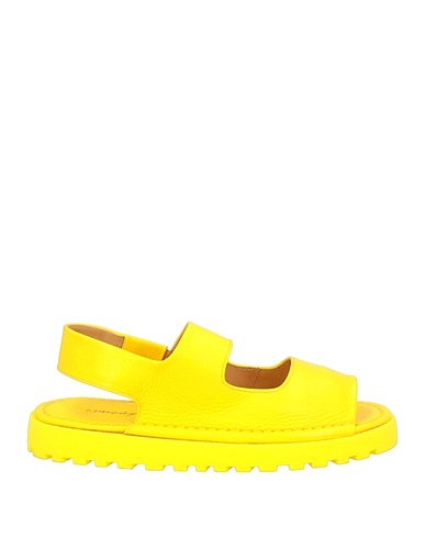 MARSÈLL Sandals Yellow Leather