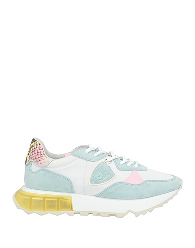 PHILIPPE MODEL Sneakers White Leather, Textile fibres