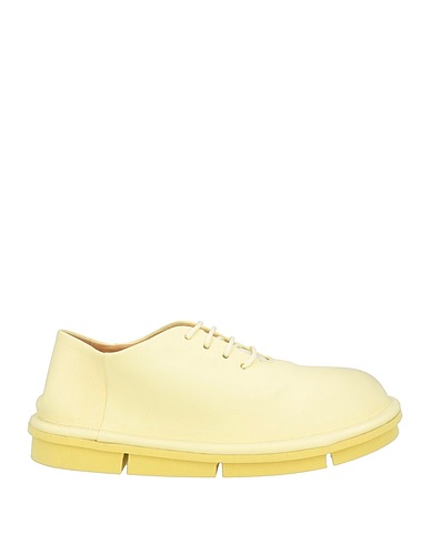MARSÈLL Laced shoes Pastel yellow Leather