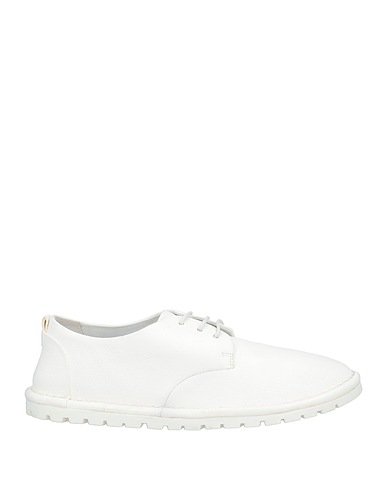 MARSÈLL Laced shoes GOMME White Deerskin