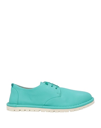 MARSÈLL Laced shoes GOMME Turquoise Leather