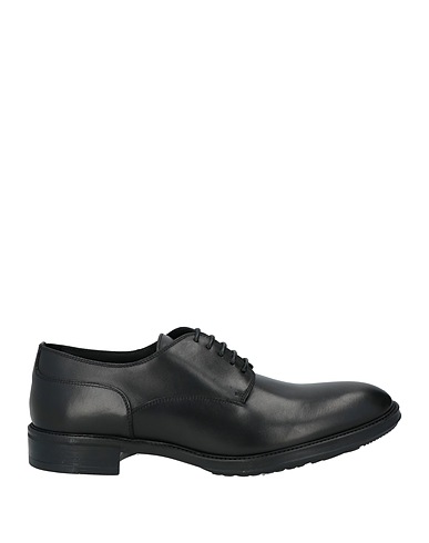 DOUCAL'S Laced shoes Black Calfskin