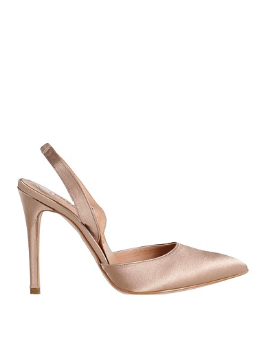 PREGUNTA Pump Bronze Textile fibers