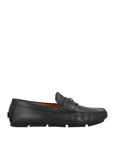 VERSACE Loafers NERO Calfskin