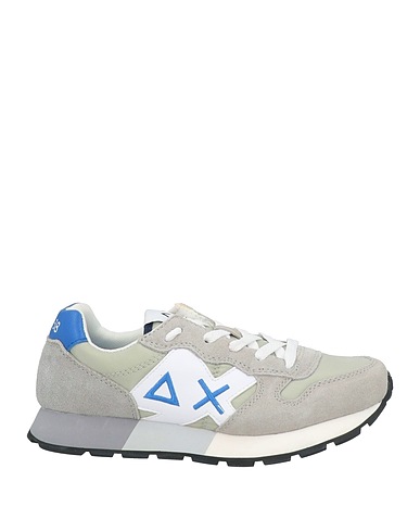 SUN 68 Sneakers Light grey Leather, Textile fibers