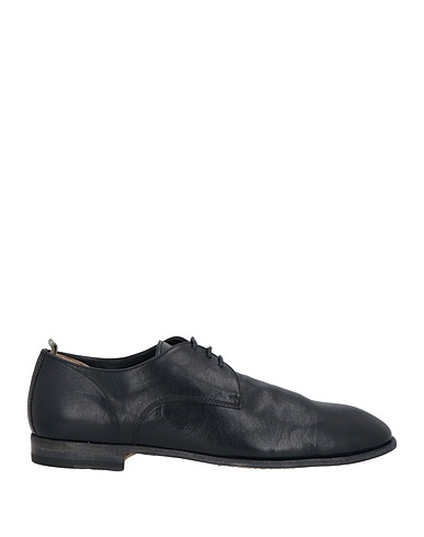OFFICINE CREATIVE ITALIA Schnürschuhe Schwarz Leder
