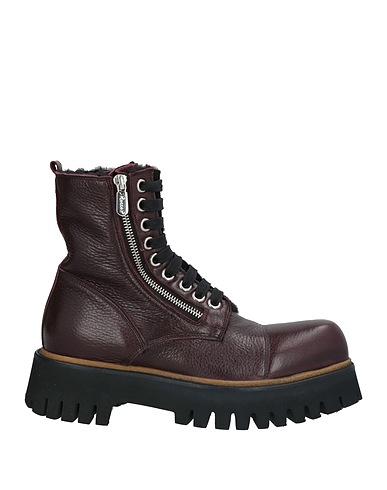 ROCCO P. Ankle boot Burgundy Leather