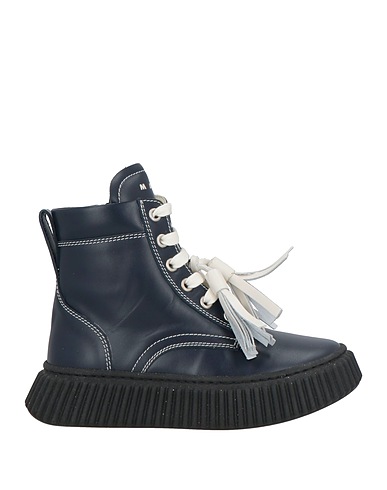 MARNI Ankle boot Midnight blue Leather
