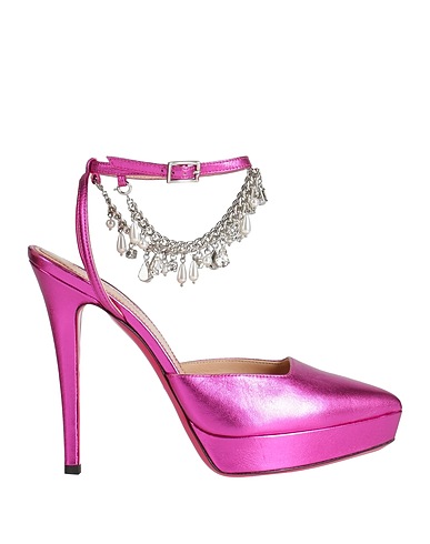 LUCIANO PADOVAN Pumps Gewebefasern, Leder