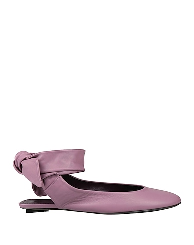THE ATTICO Ballet flats Mauve Leather