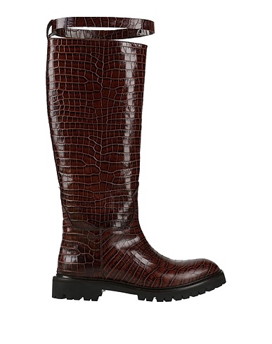 RHUDE Stivali Cioccolato Pelle