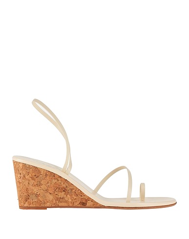 ANCIENT GREEK SANDALS Flip flops Cream Leather