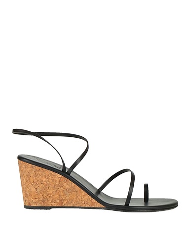 ANCIENT GREEK SANDALS Infradito Nero Pelle
