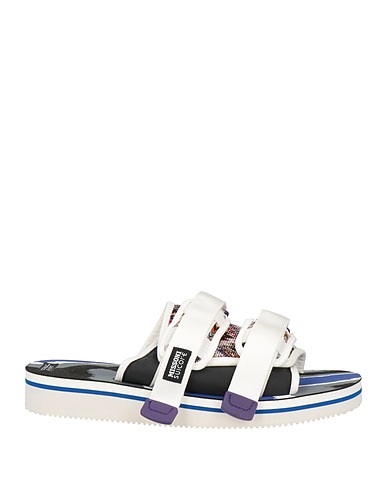 SUICOKE x MISSONI Sandali Bianco Fibre tessili