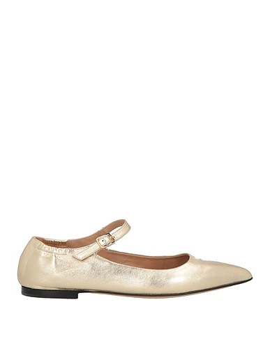 POMME D'OR Ballet flats Platinum Leather