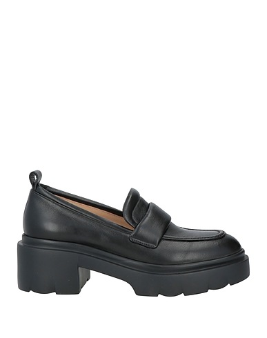 POMME D'OR Loafers Black Leather