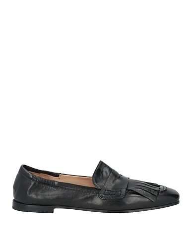 POMME D'OR Loafers Black Leather