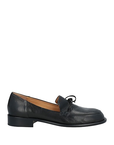 POMME D'OR Loafers Black Leather