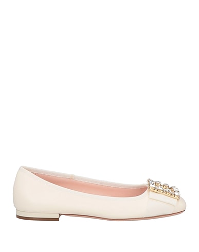 ROGER VIVIER Ballet flats Off white Leather