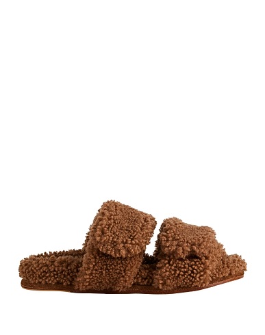 DRIES VAN NOTEN Sandals Brown Shearling