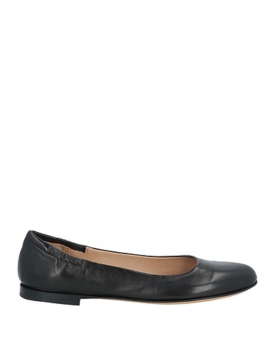 POMME D'OR Ballet flats Black Leather