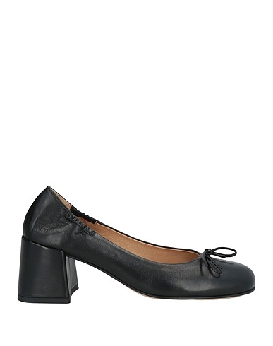 POMME D'OR Pump Black Leather