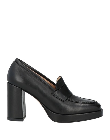 POMME D'OR Loafers Black Leather